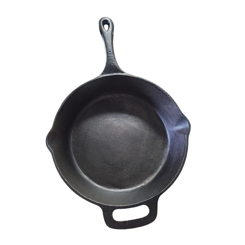Emeril Lagasse Cast Iron Skillet‎ Pre-Seasoned Frying Pan Helper Handle 10 Inch
